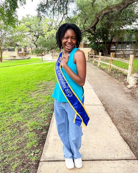 Jordan High School student and state thespian officer Motewogbola Awobokun recently received a perfect score and qualified for national competition with the Texas Thespians in the solo acting performance category.
